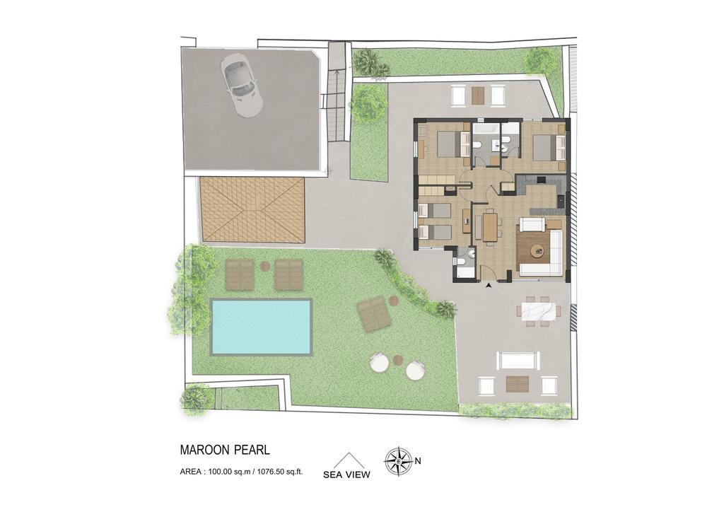 Pearl Mansions Villa Никиана Екстериор снимка